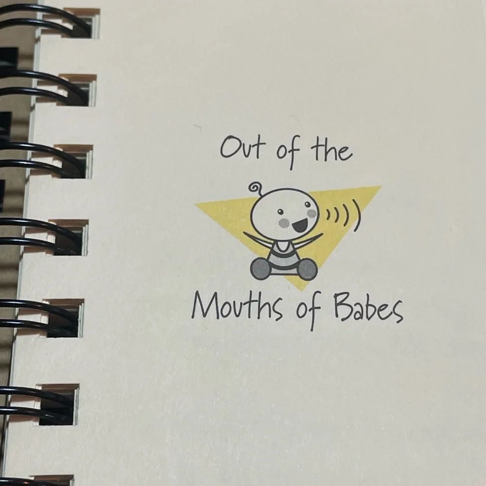 Mini Size Spiral Journal Notebook Out Of Mouth Of Babes Write It Down Series